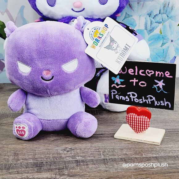 Build A Bear Sanrio 16" KUROMI, BAKU Mini 8" Hello Kitty Sleeper Plush Christmas - Picture 16 of 16